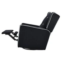 Odelia Swivel Glider Rocker Recliner - Deep Fuscia Purple,Microfiber -Baxton Acme Shop 96d482af 555e 4998 80ff 13d54ff97838