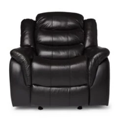 Hawthorne PU Leather Glider Recliner Chair By Christopher Knight Home - Brown -Baxton Acme Shop 97c11a07 0542 48b3 94c9 6b2508743992