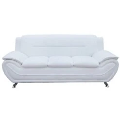 Michael Segura Sofa+Loveseat Living Room Set - Red -Baxton Acme Shop 97ce054a a1fa 4ce7 81a9 2db211c404fc