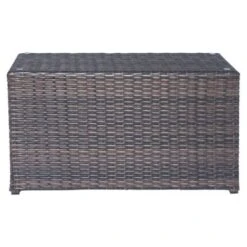 Lucca Cup Holder Table 8-piece Sectional Set By Living Source International - Brown -Baxton Acme Shop 9918a790 0e6f 41bf 85ff 1543ce3bbb05