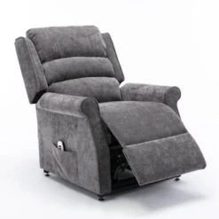 Allister Lift Chair With Massage By Greyson Living - Charcoal