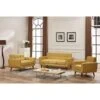 Grace Mid-Century Tufted Upholstered Rainbeau Living Room Sofa, Loveseat, And Chair 3-piece Set - Naples Yellow -Baxton Acme Shop 9a23f604 317b 4670 bc4f 67b253503382