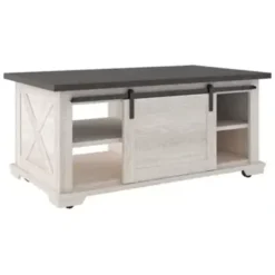 Two-tone Dorrinson Rectangular Cocktail Table -Baxton Acme Shop 9ae59193 3b0c 4d79 8b1b 56021fa4833e