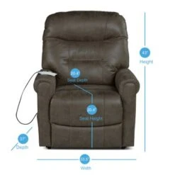 Copper Grove Osceola Power Lift Chair With Heat And Massage - Mushroom -Baxton Acme Shop 9c23e961 d295 40a1 8521 3b86840f5bb7
