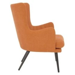 Jenson Accent Chair With Fabric And Grey Legs - Oatmeal -Baxton Acme Shop 9ce90aee 9140 4711 91bd c52e98e5b73b