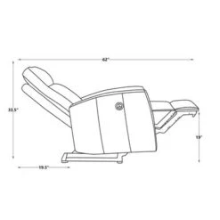 Power USB Recliner Sofa Chair - Black -Baxton Acme Shop 9d6fa572 cee3 4176 83ca b3e0886c9fbb