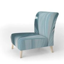 Designart "Blue Modern Water I" Upholstered Modern Accent Chair - Arm Chair - Side Chair 13 Designart "Blue Modern Water I" Upholstered Modern Accent Chair - Arm Chair - Side Chair -Baxton Acme Shop 9dfdfdd7 0567 4dd0 b417 e65aafd2dfdf