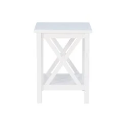 Davison End Table Antique White -Baxton Acme Shop 9eed6bb3 7164 46b2 814c 94799ddb8379