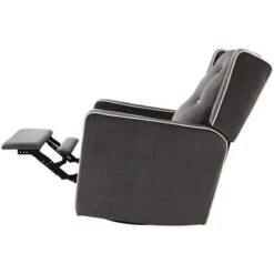 Odelia Swivel Glider Rocker Recliner - Deep Fuscia Purple,Microfiber -Baxton Acme Shop 9f793a32 ad63 4e12 a093 d035e8820f83