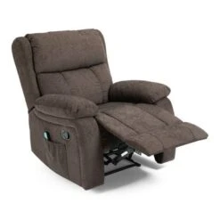 Lindale Indoor Pillow Tufted Massage Recliner By Christopher Knight Home - Black + Charcoal -Baxton Acme Shop a1139d25 85ba 4220 8899 37cb3a55d515