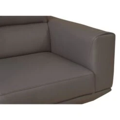 Abbyson Matilda Modern Top Grain Italian Leather Armchair - Grey -Baxton Acme Shop a127807f 2cd0 4977 a350 a2eff8a289ab