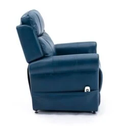 Lukas Faux Leather Lift Chair With Massage By Greyson Living - Navy Blue -Baxton Acme Shop a26799d8 938d 49d7 99a3 36ce3e84aa4a