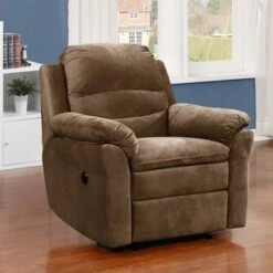 Copper Grove Roseway Brown Fabric Transitional Massage Power Recliner - Brown
