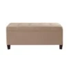 Catalina Shoe Storage Ottoman Beige