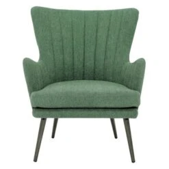 Jenson Accent Chair With Fabric And Grey Legs - Oatmeal -Baxton Acme Shop a3a83d1c 0fba 4c1e 93d0 997df76bb94b