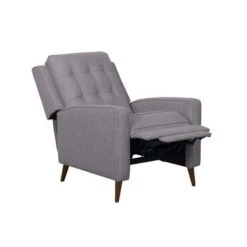 Abbyson Indio Mid Century Pushback Recliner - Grey -Baxton Acme Shop a4109841 d9c5 41e4 a0ac f3e0d2134ddc
