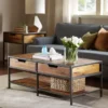 Poe Industrial Style Coffee Table -Baxton Acme Shop a4b61fb1 40d0 4774 80d5 ff4f2042abb9