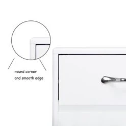 Moda Anne Two Door Side Table White - White -Baxton Acme Shop a646a1bb d0f5 4809 8d92 9ffe9cf6aaa1