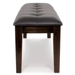 Dark Brown Haddigan Large Upholstered Dining Room Bench -Baxton Acme Shop a6a9a604 f6cb 4fb1 97ba 13041b3e4b99