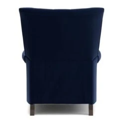 Copper Grove Plush Push-back Recliner Chair - Navy Blue -Baxton Acme Shop a6bc144b ff93 4916 b10e 1fd979bb7e3a
