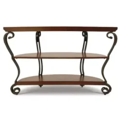 Medium Brown Nestor Sofa Table -Baxton Acme Shop a72edd43 458f 4b4a 8736 0920d5f7afa5
