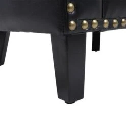 Mid-century Modern Nailhead Accent PU Barrel Chair. - White -Baxton Acme Shop a7575d59 3976 4adc b9aa b0e3da5024ed