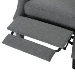 Wescott Contemporary Recliners (Set Of 2) By Christopher Knight Home - Light Gray Tweed + Dark Brown -Baxton Acme Shop a8945800 5653 4e4e ba72 c7787918ac4c