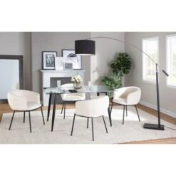 Porch & Den Kacie Upholstered Arm Chair - Cream Fabric 31 Porch & Den Kacie Upholstered Arm Chair - Cream Fabric -Baxton Acme Shop a901e9c4 1fd5 4b4b 8403 4f53f0eba0a6