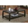Rectangular Coffee Table With Lower Shelf Espresso -Baxton Acme Shop a98fc35d f971 4df5 9572 a356d622d627