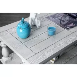 Rustic Antique White Coffee Table -Baxton Acme Shop aa6c1b00 a3db 4551 b0c4 3fe0d414da8a