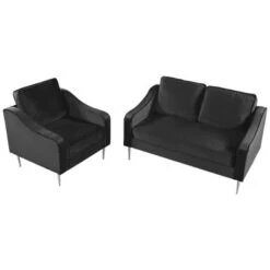 Merax 2 Piece Mordern Velvet Armchair And Loveseat Sofa Sets - Grey 14 Merax 2 Piece Mordern Velvet Armchair And Loveseat Sofa Sets - Grey -Baxton Acme Shop ab555706 83f2 45d3 8fd0 54c7c65d8490