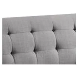 Linen-Like 2 Piece Sofa And Loveseat Set - Grey -Baxton Acme Shop ac96c959 c75d 49c5 834b 0c310e037842
