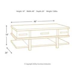 Stanah Lift Top Cocktail Table -Baxton Acme Shop ad17a68e a36d 4ff0 b847 d8a0f8e22c88