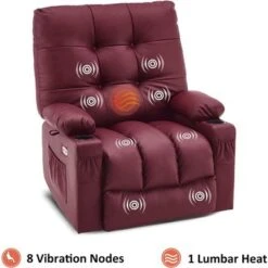 Mcombo Large Power Swivel Glider Rocker Recliner Chair With Massage And Heat 7748 - Cream -Baxton Acme Shop af599eff 17d9 4174 83ad 24e6dede8e5a