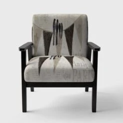 Designart "French Bird Flea Market III" Upholstered Farmhouse Accent Chair - Arm Chair - Arm Chair -Baxton Acme Shop b0e60c6a e640 47db a8d7 b7a5f7368705