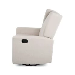 Hounker Contemporary Upholstered Swivel Recliner By Christopher Knight Home - Blush+Black -Baxton Acme Shop b0f5234f 513e 4edf a12e d458d17b022b