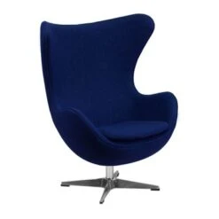 Mid-Century Modern Wool Fabric Tilt Swivel Lounge Chair - Teal -Baxton Acme Shop b37f162c 5ab1 4261 8d34 27840ecce8b7