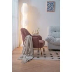 Modern Soft Teddy Fabric Accent Chair Living Room Chair - 26.26*31.3INCH - Brown -Baxton Acme Shop b5517a7f 8f1f 40e8 bc2c f358e5545617