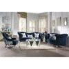 ACME Jaborosa Chair W/1 Pillow, Blue Velvet
