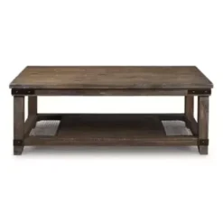 Brown Danell Ridge Rectangular Cocktail Table -Baxton Acme Shop b68e9cdd 2a18 43a2 a3e8 c47234dbf66f