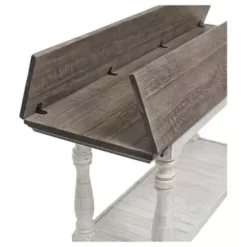 Gray/White Havalance Flip Top Sofa Table -Baxton Acme Shop b78831fc eea8 44cc aaf3 f7fe9b6cc70e