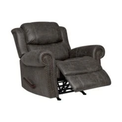 Copper Grove Dilsen Extra Large Rolled Arm Rocker Recliner Chair - Saddle Brown -Baxton Acme Shop b8a98086 65fe 4e82 84a2 a7e371e83a55