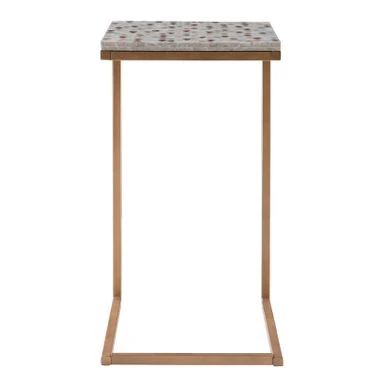 Bradner Accent C Table Capiz Mosaic Fish 4 Bradner Accent C Table Capiz Mosaic Fish - Image 2