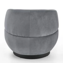 Swivel Barrel Chair With Storage Ottoman - Grey 38 Swivel Barrel Chair With Storage Ottoman - Grey -Baxton Acme Shop ba111dac dce7 42ea 822c 4ae027610f99