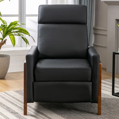 Upholstered Recliner Chair - Brown 12 Upholstered Recliner Chair - Brown - Image 10