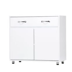 Moda Anne Two Door Side Table White - White