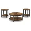 Light Brown/Bronze Roybeck Occasional Table Set (3/CN) -Baxton Acme Shop bc623836 e42b 4a75 8cc1 c53ae12f4097