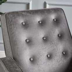 Mervynn Mid-Century Modern Microfiber Recliner (Set Of 2) By Christopher Knight Home - Grey -Baxton Acme Shop bc9cc8ef 5614 4e16 8c29 31c9bb01e54b