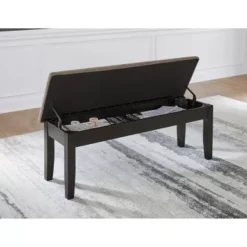 Ambenrock 48" Upholstered Dining Storage Bench -Baxton Acme Shop bd53fb2e add1 41e2 9f6c acc477be08ef