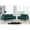 Buchholz 2 Piece Velvet Living Room Set - Green -Baxton Acme Shop bd8e092b 6e33 41e9 88ef 3f3ad501b71b